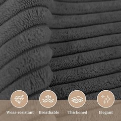 Headboard Pillow Triangular Wedge Pillow Headboard, Wedge Queen Dark Grey