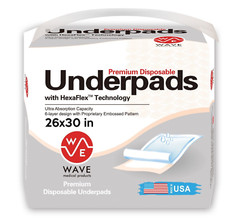 100 Disposable Incontinence Underpads for Bed 26×30 Quilted Thick Pee Pee Pads