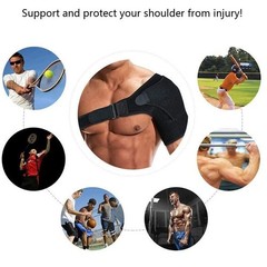 Shoulder Brace Support Compression Sleeve Torn Rotator Cuff Relief AC Joint Pain