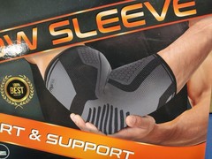 NIB Elbow Sleeve For Tennis & Golfer’s Elbow Pain Relief Compression Sleeve Smal
