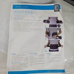 Pain Relief Mobility Braces Lumbar Lower Back MB01UMD size Medium M New