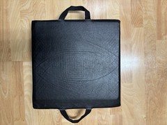 Seat Cushion and Chair Cushion for Office Chairs, Wheelchairs, 16x16x4” Black