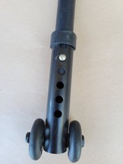 Quickie Wheelchair ANTI TIP TIPPERS WHEELS Wheelie Bars Parts Used Qxi 2 Nitrum