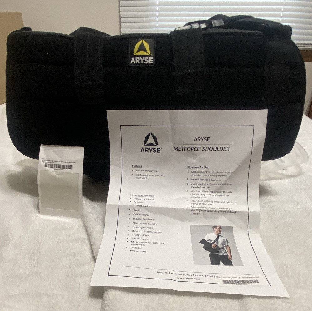 ARYSE Metforce AY-72 Shoulder Brace L3670 Large Abduction Pillow (New)
