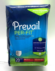 Prevail PF-512, Disposable Underwear 80 Ct Medium, Per-Fit, Heavy Absorbency
