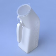 2 Units Urinal Male With Bottle Cap, Camping, Travel, Road Trip 4229 (2 Bottle)/