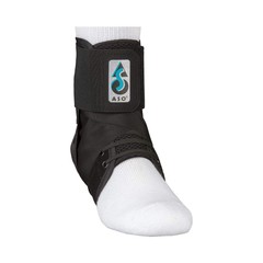 ASO Black Ankle Support Medium 12-13″ Ankle Circumf. Lace Up for the Foot 264014