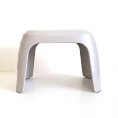 Reliable Sturdy Rectangular Curved Shower Anti-slip Chair Stool Leave in Bathtub