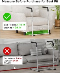 Couch Stand Assist for Elderly Sofa Sit to Stand Support Aid White