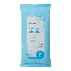 Sage (16-7900) Comfort Bath Cleansing Washcloth Wipes Heavyweight, 8 X 8″, 32 Ct