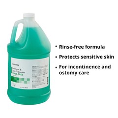 McKesson Perineal Wash Rinse-Free Herbal Scent Liquid Skin Cleanser 1 Gal 1 Jug