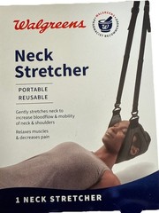 Walgreens Neck Stretcher Portable Reusable Adjustable Strap New