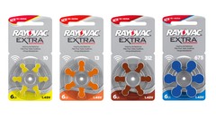 Rayovac Advanced Hearing Aid Batteries Type: p10, p13, p312, p675