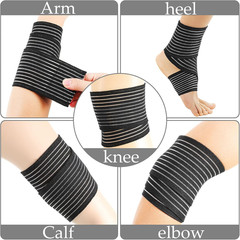 Compression Bandage Wraps for Leg, Elastic Calf Compression Sleeve Ankle Support