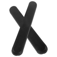 1 Pair Reusable Wheelchair Armrest Covers Black ABS Protective Armrest Pads