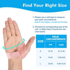 Fortemotus CMC Thumb Brace for Osteoarthritis Thumb Splint CMC Joint Pain Relief