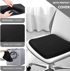Gel Seat Cushion, 19X19Inch Super Large Gel Cushion Pressure Pain Relief Seat Cu