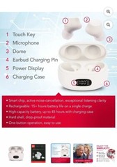 RCA OTC In-Ear Hearing Aids, Beige