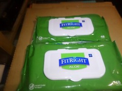 FitRight Aloe Personal Cleansing Cloth Wipes 2 X 48 Count, 8 x 12 Inch Ex.05/25
