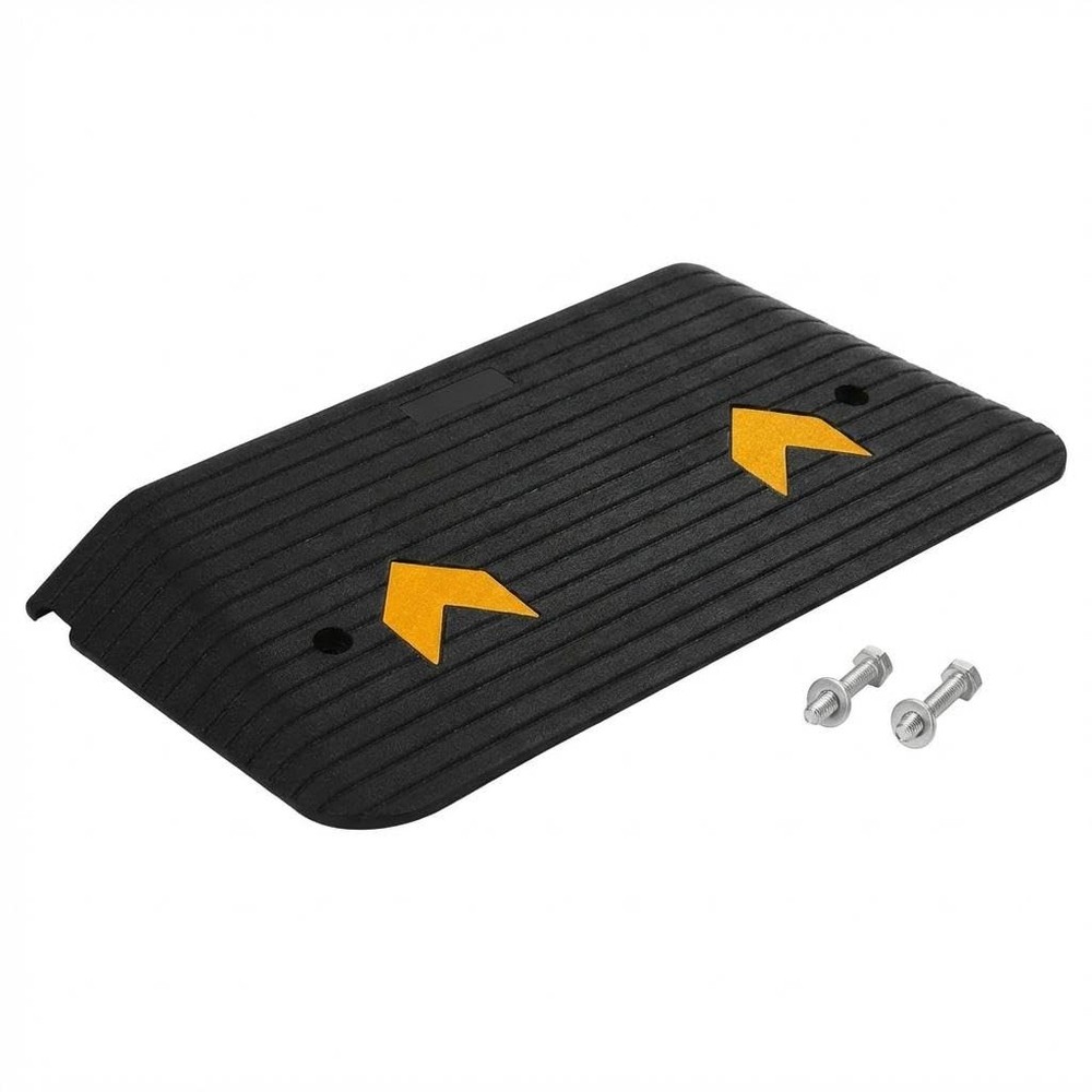 Explorehorizon 4 Rise Threshold Ramp Doorway Rubber Power Wheelchair Ramp