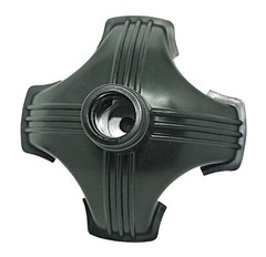 RMS Cane Tip/Self Standing Quad Base Replacement for Most Walking Canes-4 Prong