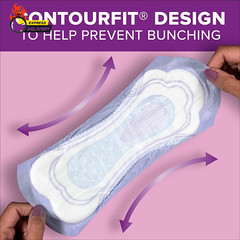 Incontinence Pads & Postpartum Incontinence Pads, 4 Drop Moderate Absorbency, Lo