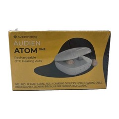 Audien Hearing ATOM One 1 Wireless Rechargeable OTC Hearing Aids