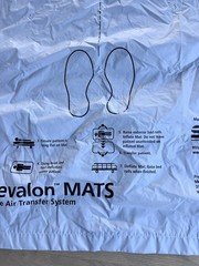 Sage Prevalon Inflatable Mat Mobile Air Transfer 39-81 Inches 1000 Lb