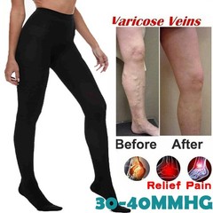 Medias Pantys Compresión 30-40mmHg Adelgazamiento Pierna Alivio Soportes Terapia