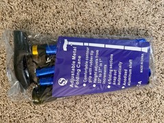 NEW Collapsible Folding Cobalt Blue Metal Travel Walking Stick Cane