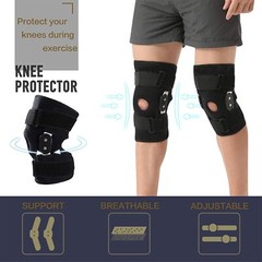 Plus Size External Hinged Knee Brace with Compression Wrap for Big & Wide Thigh