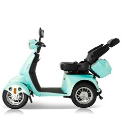 800W Heavy Duty Mobility Scooter 4 Wheel 31 Miles fit Senior 500lbs Capacity