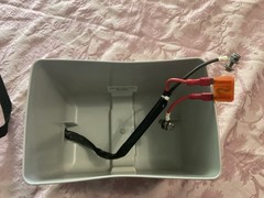 Hoveround MVP4 Powerchair Battery Box Cover + Strap (1). OEM
