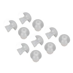 L 14mm 10Pcs Hearing Ear Aid Tips Soft Replacement Universal Domes Hearing