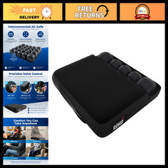 Inflatable Air Seat Cushion for Wheelchair & Office Chair, Adjustable Comfort, 1