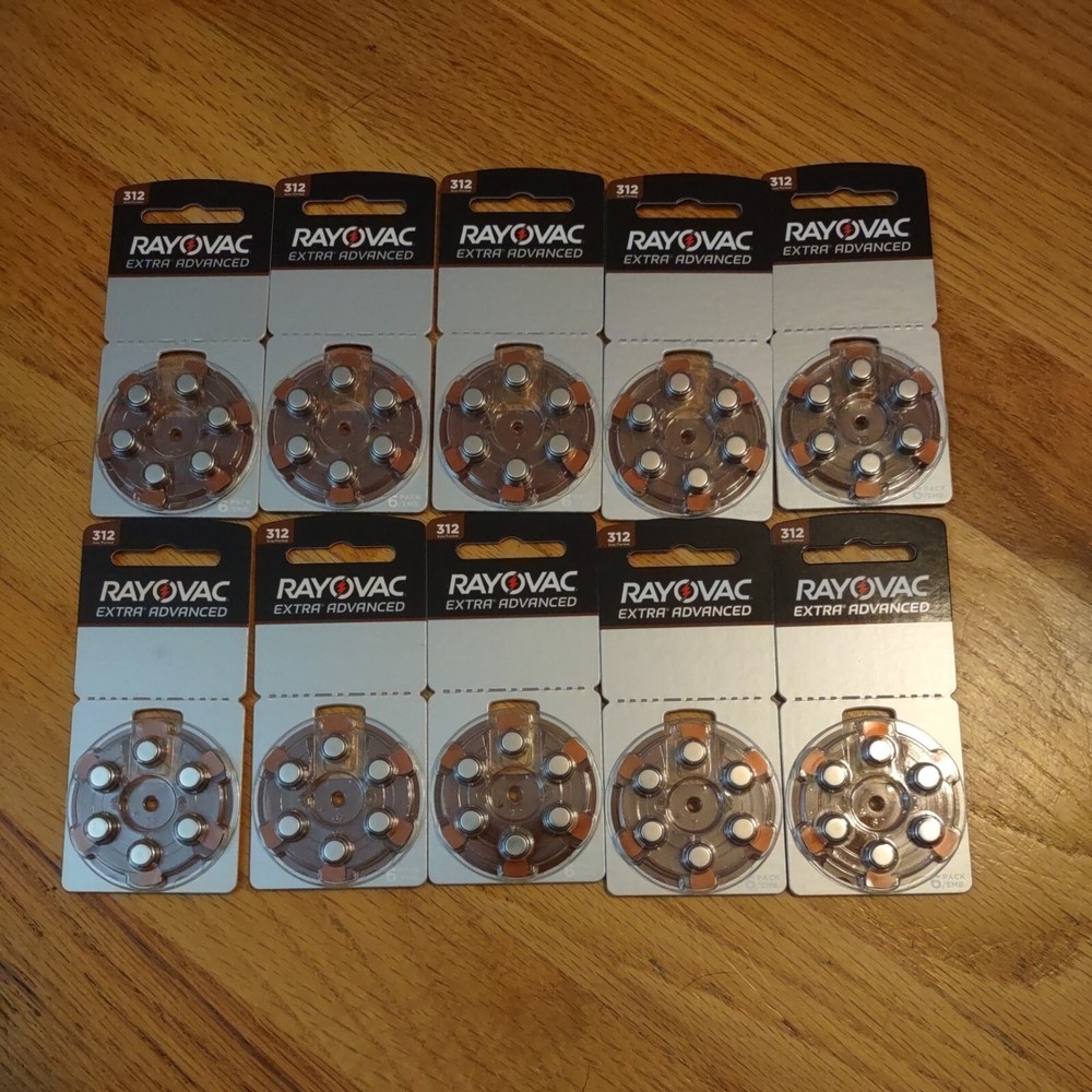 BRAND NEW RAYOVAC EXTRA ADVANCED 312 BATTERIES EXPIRATION 2024