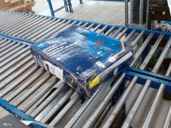 Medline Ultra Lightweight Foldable Transport Wheelchair 19in Seat Adults Blue.