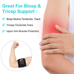 Bicep & Tricep Tendonitis Brace Compression Sleeve – Pain Relief for Bicep and T