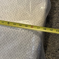 Lounge Doctor Leg Rest w/ Cooling Gel Memory Foam LARGE Heather Gray 18” LD NEW