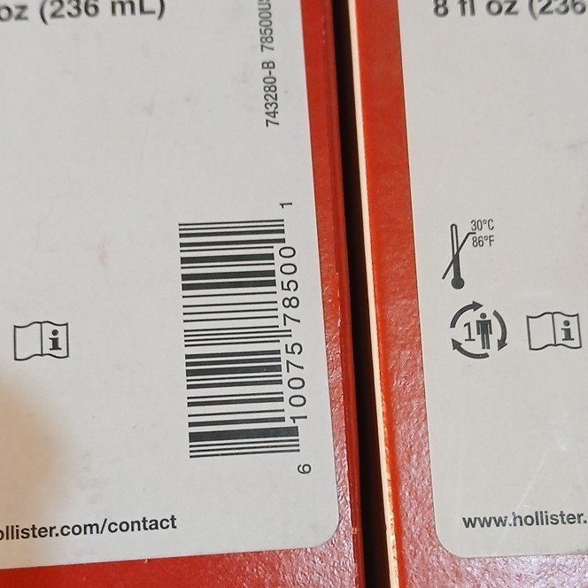 Hollister Adapt Ostomy Pouch Lubricating Deodorant 8 fl oz (236 mL) 78500
