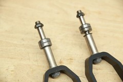 PAIR 8″ Caster Wheel Tire FORKS for Quickie Tilt-In-Space Wheelchairs – Iris