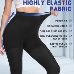 Compression Tights Women & Men, 20-30 mmHg Open Toe Waist High Compression Pa…