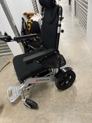 Rubicon Electric Foldable Power Wheelchair Black 4 Wheels Joystick Control