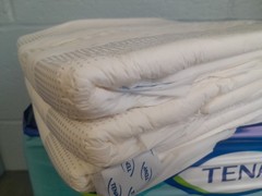 Tena Slip Ultima plastic backed adult diaper Sample of 3 diapers size Large