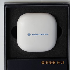 Audien Atom One OTC Hearing Aids Wireless, Rechargeable, Beige Brand New
