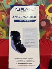 FLA ORTHOPEDICS Ankle Walker Boot Low Height Small Right/Left Foot New In Box