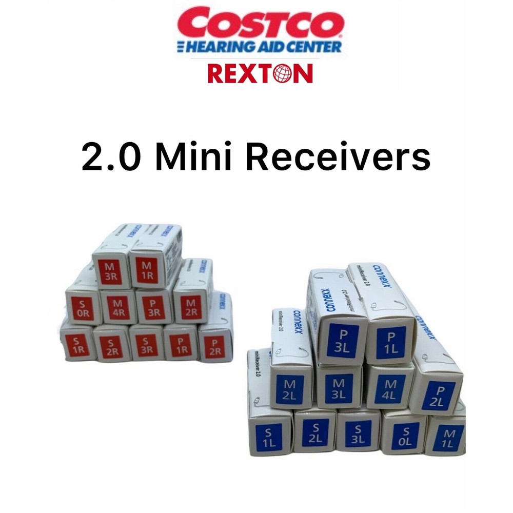 Costco KS 7.0 / 8.0 Replacement mini Receiver For RIC Hearing Aids – All Sizes