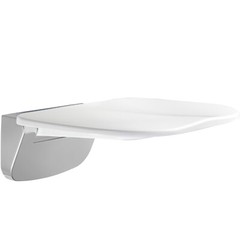 VEVOR Folding Shower Seat 13.6“ x 12.8“ Wall Mounted Shower Bench 450 lbs