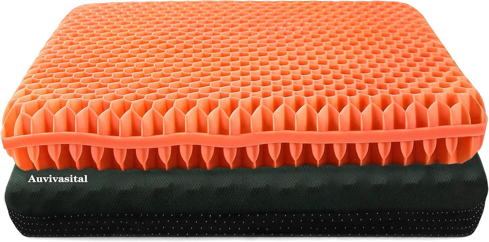Plus Size Gel Seat Cushion for Long Sitting, Extra Large Cooling Supportive Seat