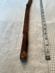 Hand made Wrapped Handle Hiking/walking stick cane wood shaft USA 51-52in NICE
